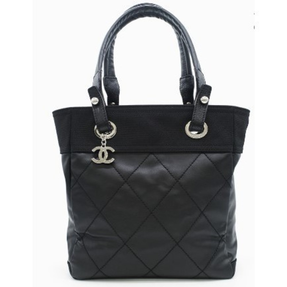 Chanel Paris Biarritz Small Tote Bag Black